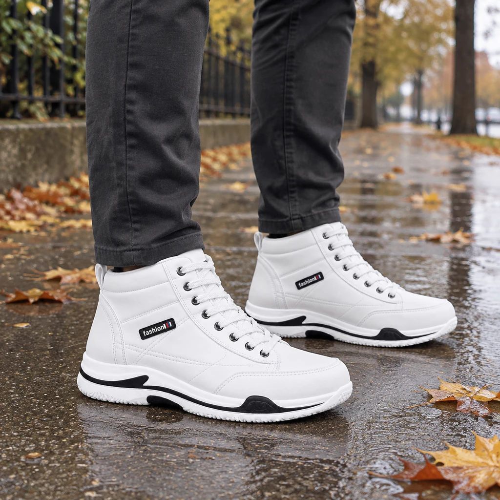 کفش ساقدار مردانه EMTO-سفید